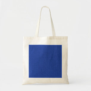 Bolsa Tote Teste padrão azul do ponto de Stockinette da malh