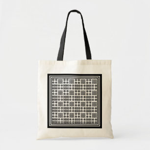 Bolsa Tote Teste padrão branco da tapeçaria de Galês do pr