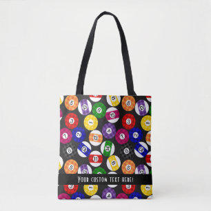 Bolsa Tote Teste padrão Checkered dos bilhar do estilo