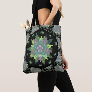 Bolsa Tote Teste padrão da mandala da criança da natureza