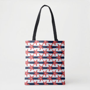 Bolsa Tote Teste padrão de bandeira dos Estados Unidos