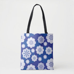 Bolsa Tote teste padrão de flor