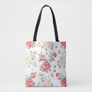 Bolsa Tote Teste padrão do papel de parede da elegância de