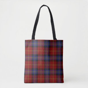 Bolsa Tote Teste padrão do Tartan