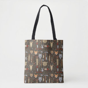 Bolsa Tote Teste padrão étnico da caça