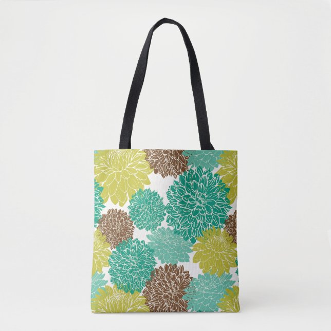 Bolsa Tote Teste padrão floral 11 (Frente)