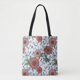 Bolsa Tote Teste padrão floral 3