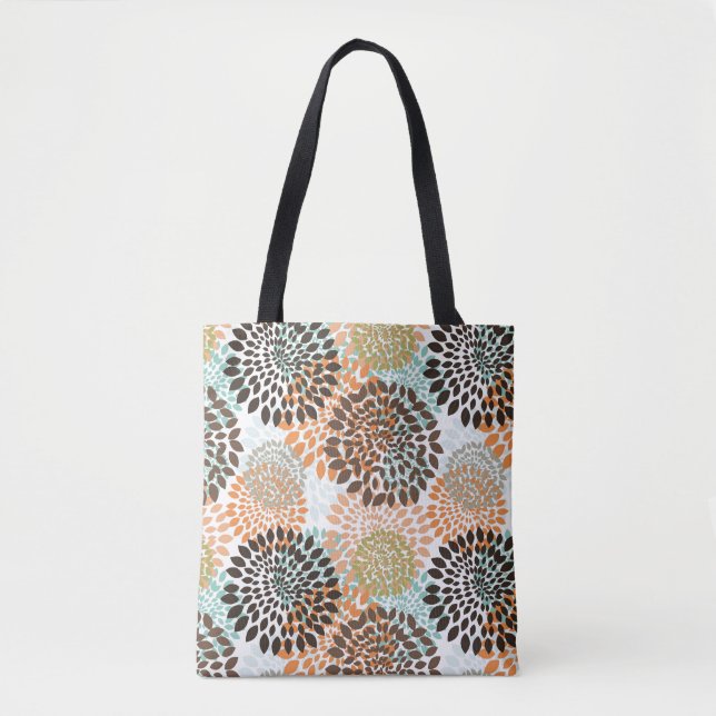 Bolsa Tote Teste padrão floral 6 (Frente)