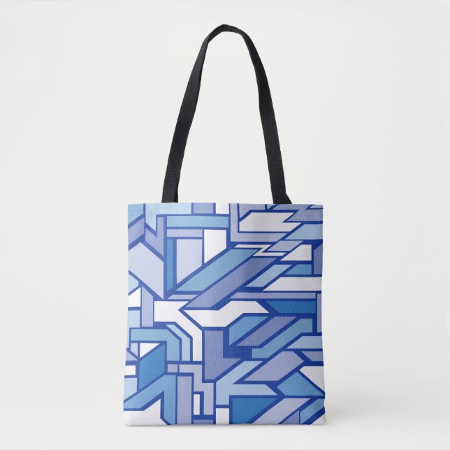 Bolsa Tote Teste padrão geométrico 2 (Frente)