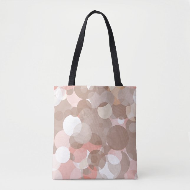 Bolsa Tote Teste padrão simples - círculos (Frente)