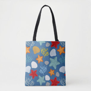 Bolsa Tote Teste padrão subaquático da vida