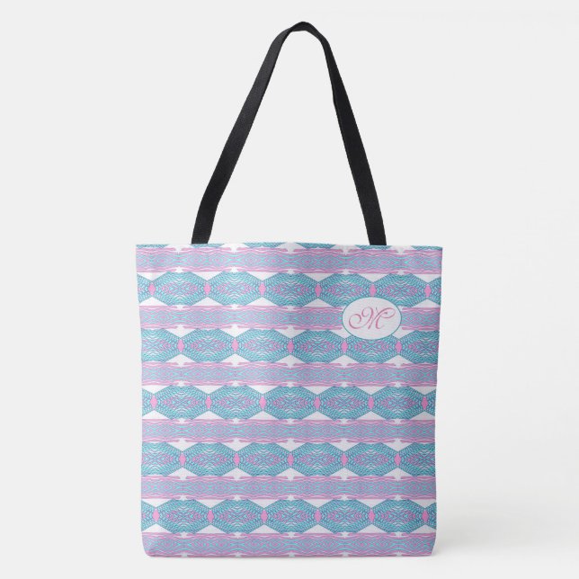 Bolsa Tote Teste padrão tribal étnico do sudoeste (Frente)