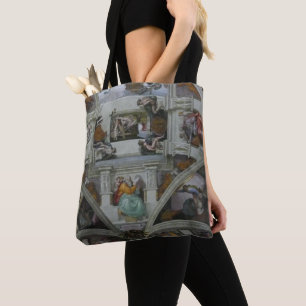 Bolsa Tote Teto da capela de Sistine, Roma Italia (arte