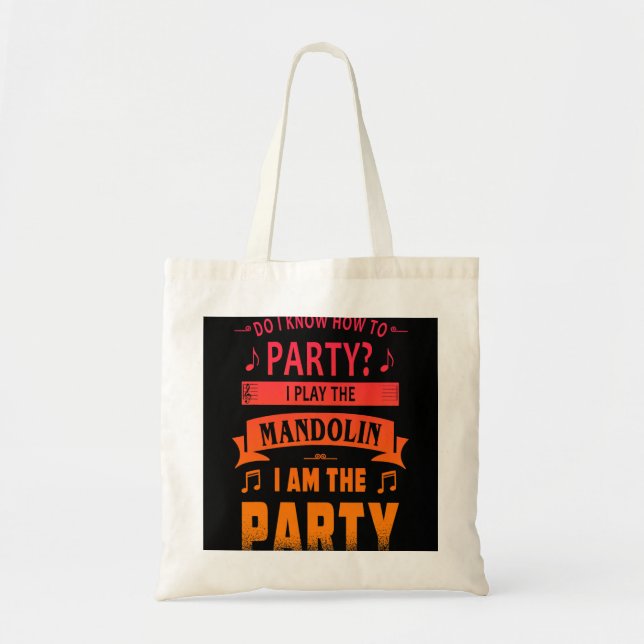 Bolsa Tote Teto do jogador Mandolin Lover (Frente)