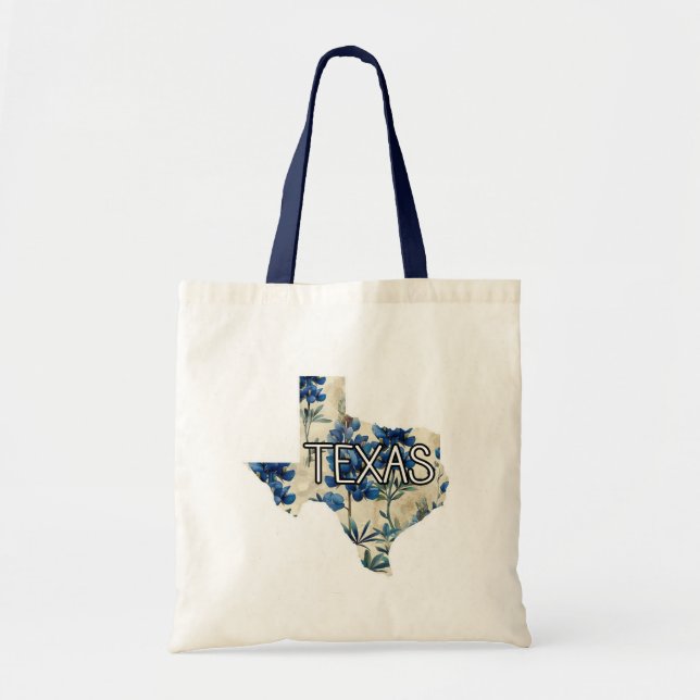 Bolsa Tote Texas Bluebonnet (Frente)