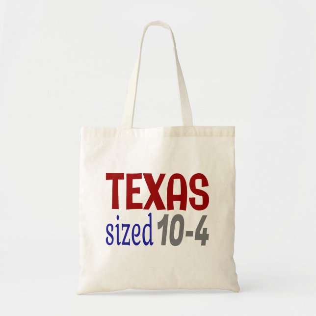 Bolsa Tote Texas dimensionou 10-4 LetterKenny (Frente)