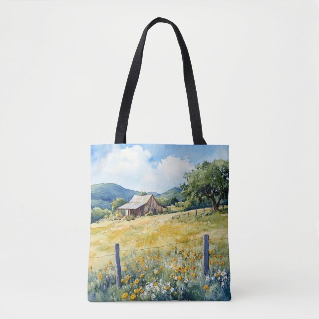 Bolsa Tote Texas Hill Country (Frente)
