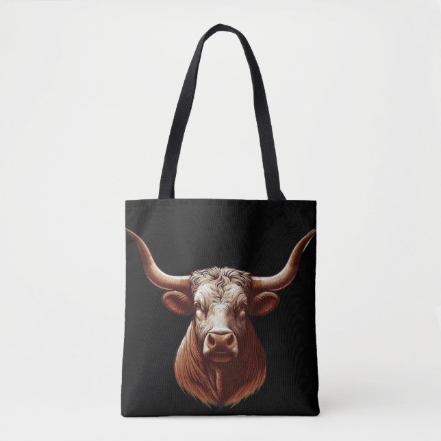 Bolsa Tote Texas Longhorn (Frente)