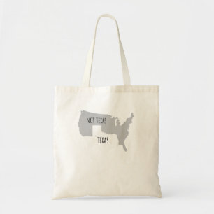 Bolsa Tote Texas Not Texas With America Map