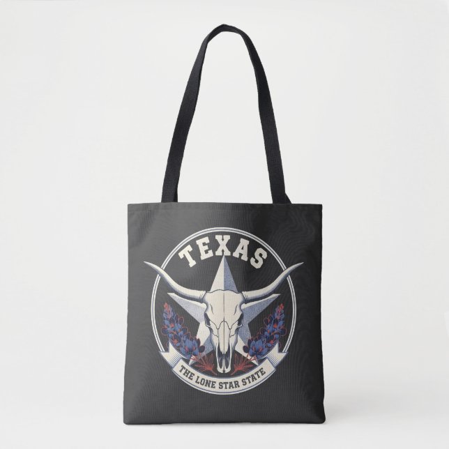Bolsa Tote Texas: O Estado da Estrela Solitária (Frente)