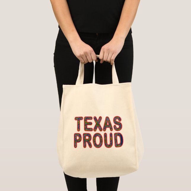 Bolsa Tote Texas Proud Bluebonnet (Frente (produto))