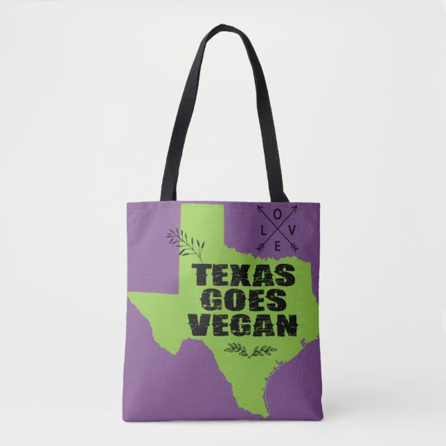 Bolsa Tote Texas vai Vegan (Frente)