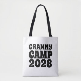 Bolsa Tote Texto do Campo de Vovô Retroativo