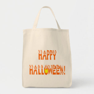 Bolsa Tote Texto do Esquadrão do Halloween