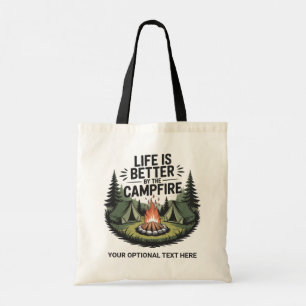 Bolsa Tote Texto Personalizado Camping