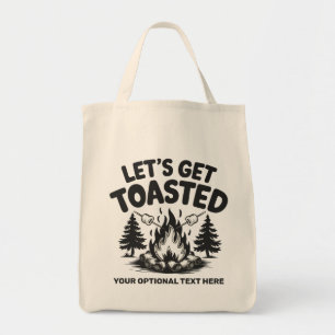 Bolsa Tote Texto Personalizado de Acampamento