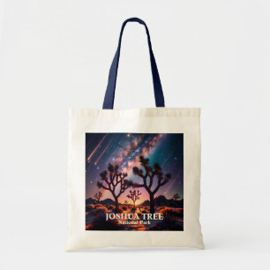 Bolsa Tote Texto Personalizado Joshua Tree Céu Noturno Paisag
