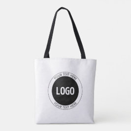 Bolsa Tote Texto simples personalizável e seu logotipo ou ima
