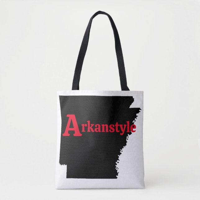 Bolsa Tote Texto vermelho Arkanstyle (Frente)