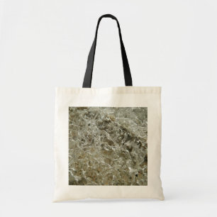 Bolsa Tote Textura de Abstrato de gelo glacial