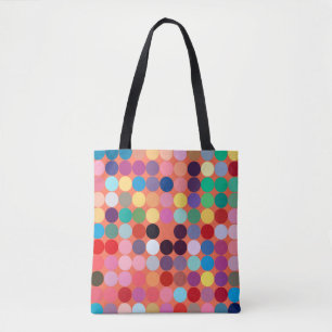 Bolsa Tote textura de abstrato. Textura colorida. Arte modern