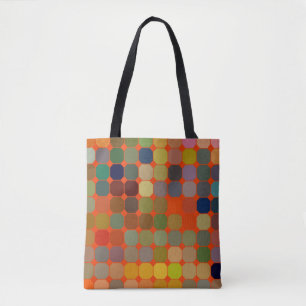 Bolsa Tote textura de abstrato. Textura colorida. Arte modern