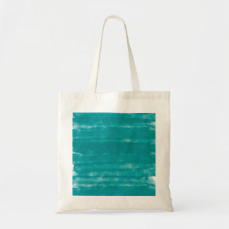 Bolsa Tote Textura de Aquarela Turquesa Minimalista