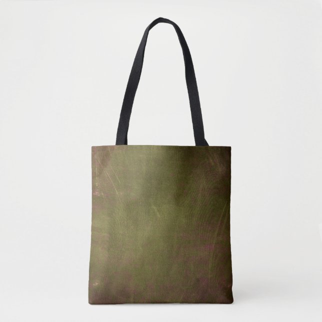 Bolsa Tote Textura de betão verde (Frente)