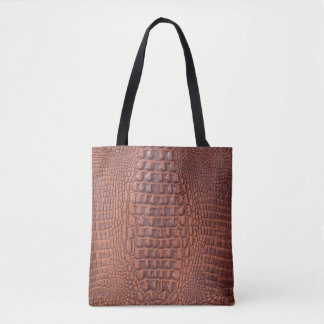 Bolsa Tote Textura de couro castanho, abstrato,envelhecido,an