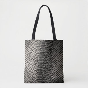 Bolsa Tote Textura de couro preto, uso de fundo.
