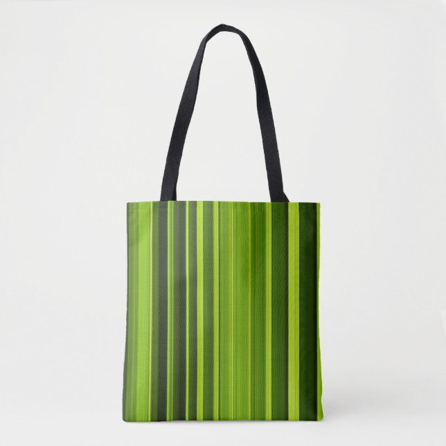 Bolsa Tote Textura de folha de árvore de palma (Frente)