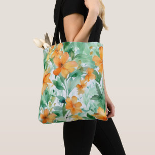 Bolsa Tote Textura de fundo do Verão tropical