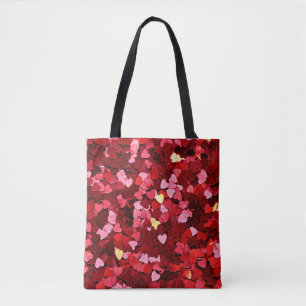 Bolsa Tote Textura de fundo, vermelho