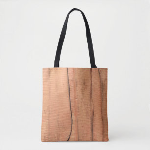 Bolsa Tote Textura de madeira