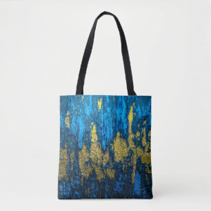 Bolsa Tote Textura de ouro de luxo.