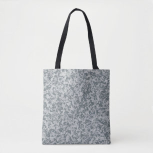Bolsa Tote Textura de Pedra Orgânica Cinza Padrão Sem Costura