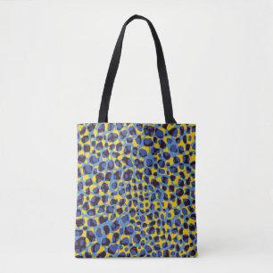 Bolsa Tote Textura de pele de chita, impressão animal perfeit