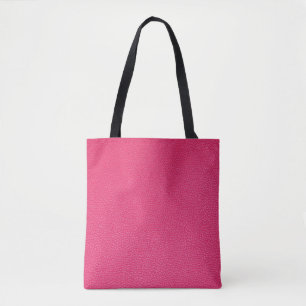 Bolsa Tote Textura de tecido rosa de luxo fino.