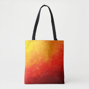 Bolsa Tote Textura de tinta de óleo de abstrato na canvas, f