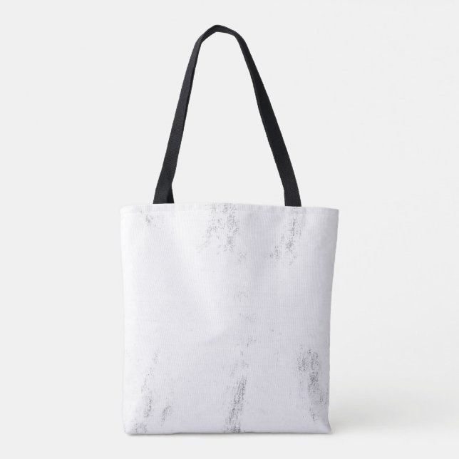 Bolsa Tote Textura Grunge Monocromática Minimalista (Verso)